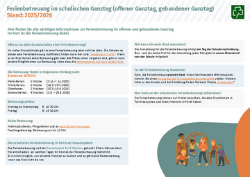Ganztag - Ferienbetreuung