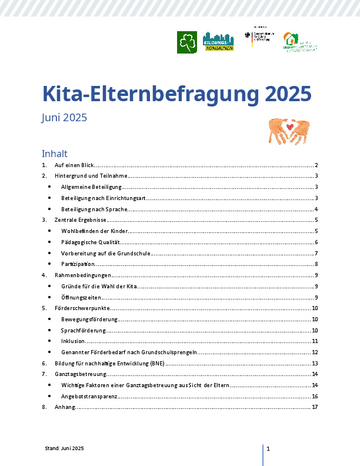 Kita-Elternbefragung 2024/25